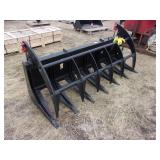 Skid Mount 77" Root Rake Grapple (UNUSED)