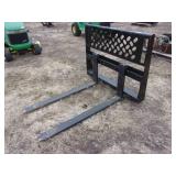 Skid Mount 48" Pallet Forks (UNUSED)