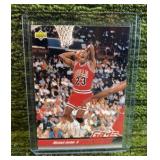 Upper Deck 1992-93 Michael Jordan Game Faces Chicago Bulls #488 Basketball Card