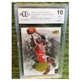 2009–10 Upper Deck MJ Legacy Collection Gold Michael Jordan # 70 BCCG Graded 10 Chicago Bulls