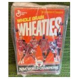 Chicago Bulls 1991 NBA Champions Wheaties Cereal Box Jordan MJ - SEALED Full in Hard Case