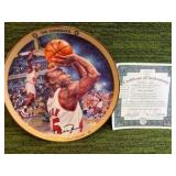 Michael Jordan The Comeback Bradford Exchange Collectible Plate w/ COA