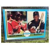 RARE 1991 MICHAEL JORDAN & BO JACKSON Major League Prospects BASEBALL CARD
