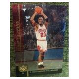 Michael Jordan 1999 Upper Deck NBA Finals 2nd Title 1992 Bulls Jumbo 3.5x5