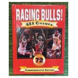 1996 Chicago Bulls/Raging Bulls NBA Champs Hard Cover Record Book 72 Victories