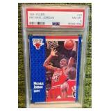 1991 Fleer Basketball Card Michael Jordan #29 PSA 8
