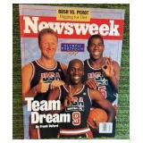 Newsweek Magazine USA OLYMPIC DREAM TEAM Michael Jordan Magic July 6 1992
