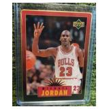 Michael Jordan 1996 Upper Deck Jordan Metal Collection card #5