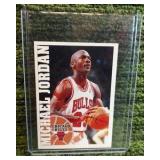 PANINI NBA 95-96 BASKETBALL MICHAEL JORDAN #83 STICKER EUROPEAN RARE