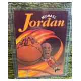 Michael Jordan HOF 1989 Cartoon Fire Dunk Promo Chicago Bulls Basketball Rare