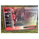 1993 Upper Deck #TD2 Michael Jordan Triple Double 3D Standouts Hologram - Rare