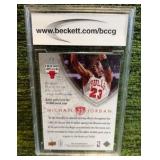 2009–10 Upper Deck MJ Legacy Collection Gold Michael Jordan # 72, Michael Jordan BCCG graded 10 Chicago Bulls