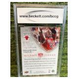 2009–10 Upper Deck MJ Legacy Collection Gold Michael Jordan # 70 BCCG Graded 10 Chicago Bulls
