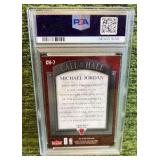 2007 Ultra # CH7 Michael Jordan Called to the Hall PSA graded MINT 9 Chicago Bulls