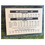 RARE 1991 MICHAEL JORDAN & BO JACKSON Major League Prospects BASEBALL CARD