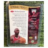 1997 Upper Deck Memorable Moments Michael Jordan Card #1 of 10 Gold Foil