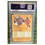 1991 Fleer Basketball Card Michael Jordan #29 PSA 8