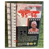 1998 Upper Deck Timeframe #J3 The Finishing Move 95-96 Jumbo Card MICHAEL JORDAN