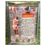 Michael Jordan 1996 Upper Deck Jordan Metal Collection card #4