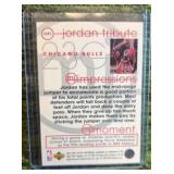 1997 Upper Deck Michael Jordan Tribute #MJ42 Michael Jordan (Impressions) Chicago Bulls -NICE!