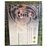 1990-91 NBA Hoops - Art Card Team Checklist #358 Michael Jordan