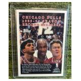 1996-97 Topps Basketball #72 Chicago Bulls 72 Wins Commemorative Michael Jordan