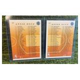 1993 94 Upper Deck Pro View 3d Checklist Michael Jordan 2 set card #109 & #110  Chicago Bulls