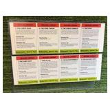 1990 SI FOR KIDS MCDONALDS MICHAEL JORDAN RARE UNCUT 2 ROWS CHICAGO BULLS