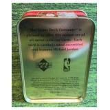 Upper Deck Michael Jordan 5 All-Metal Collector Cards NBA Empty Tin 1996- Just the Tin
