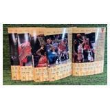 1998 Upper Deck Gatorade Michael Jordan #23 Gold Jumbo Card Complete Set of 12