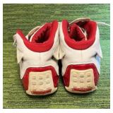 Air Jordan 18 OG White Varsity Red Sneakers Used  Size 13 - Fair Condition