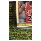 1987-88 Fleer Michael Jordan #59 Chicago Bulls Basketball NBA (small crease by jersey#)