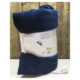 Twin/Twin Extra Long Corduroy Plaid Comforter Gray - Room Essentials