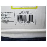 Full/Queen Corduroy Plaid Comforter Navy Blue - Room Essentials