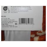 Threshold Plush Pumpkin Throw with Faux Shearling Reverse 50x60"  (set of 2)