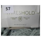 Chunky Chenille Throw Soft Green - Threshold