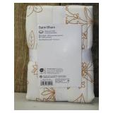 Standard Satin Quilt Sham Copper Floral - Room Essentials