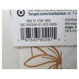 Standard Satin Quilt Sham Copper Floral - Room Essentials