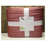 Full/Queen Satin Quilt Rose Pink - Room Essentials
