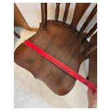 Windsor High-Back Spindle Chair - Vintage Oak Finish