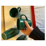 Teal Ceramic Coffee Mugs