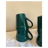 Teal Ceramic Coffee Mugs