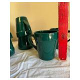 Teal Ceramic Coffee Mugs
