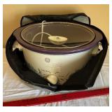 GE 5-Quart Slow Cooker with Insulated Carry Bag