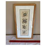 Nest Art Print - Framed 4-Season: Spring, Summer, Autumn, Winter