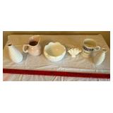 Lot of 6 - Van Gogh / Mustache Mug, Vases Pitcher