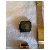 Vintage Watches Assortment - Pulsar, Casio, Seiko & Spare Parts