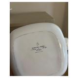 CorningWare Cornflower Blue 1.75 Qt Oval Covered Casserole Set of 2