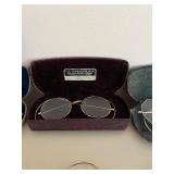 Vintage Eyeglasses Collection with Doctor-Label Cases