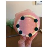 Morton USA Glass Flower Bowls - 4-Piece Set (Green, Blue & Pink)